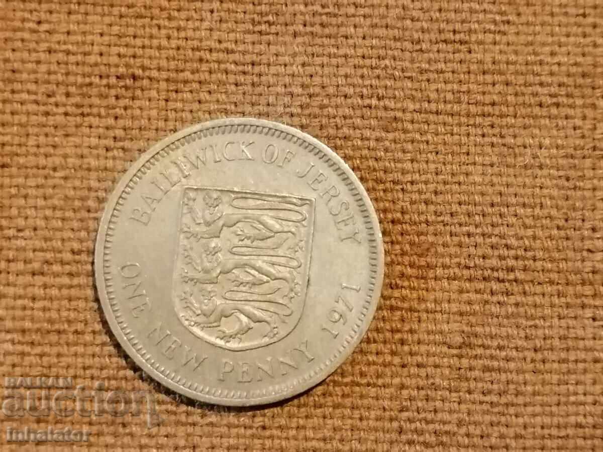 1 πένι Τζέρσεϊ - 1971
