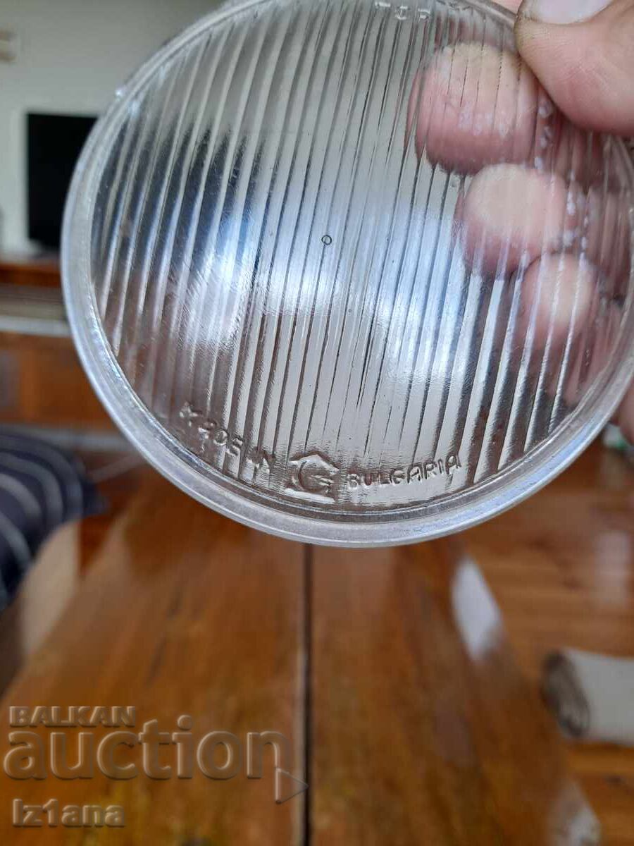Auction Old headlight glass Auction Old headlight glass