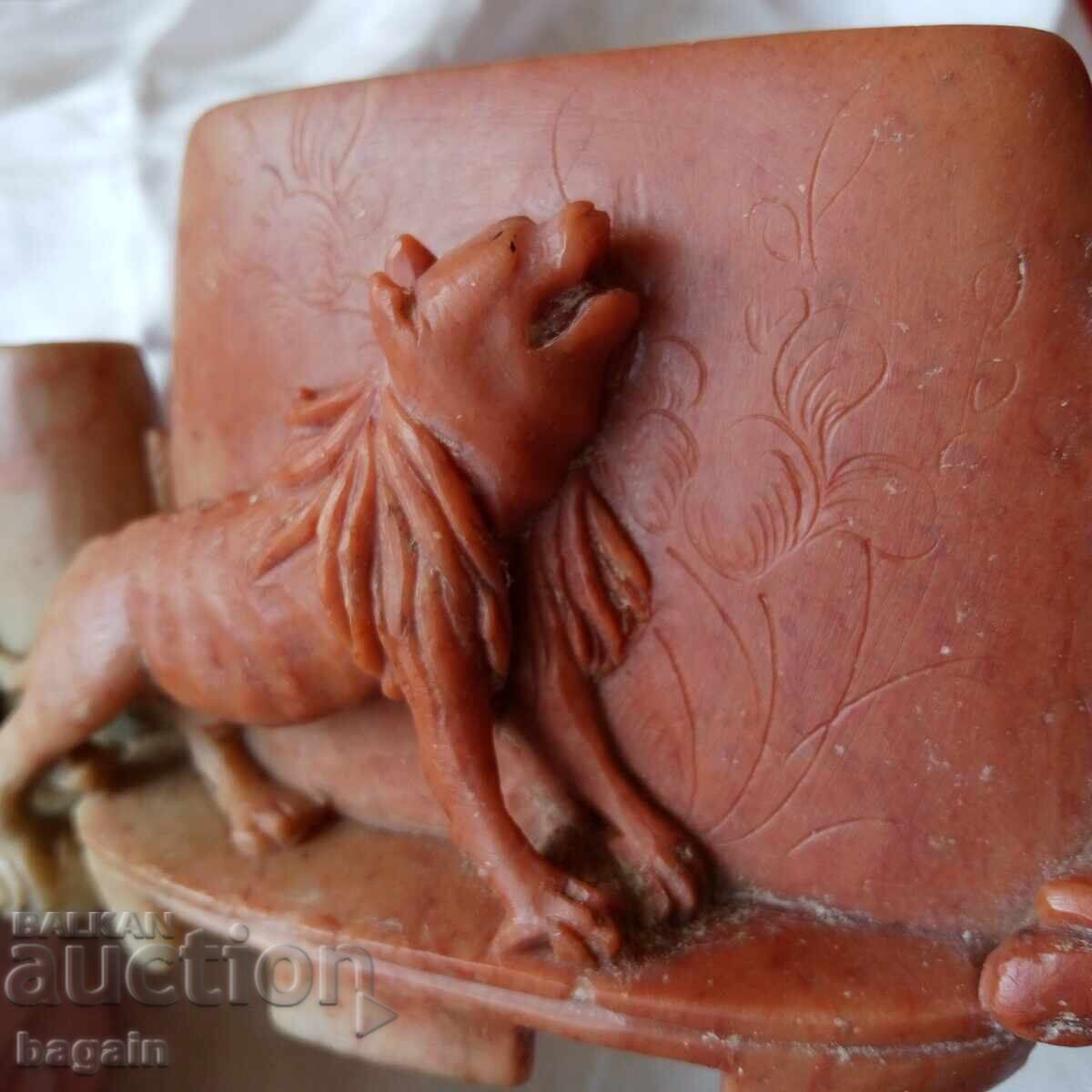 Dinastia Qing, călimară chinezească cu preț 150.00 BGN | € 76.69