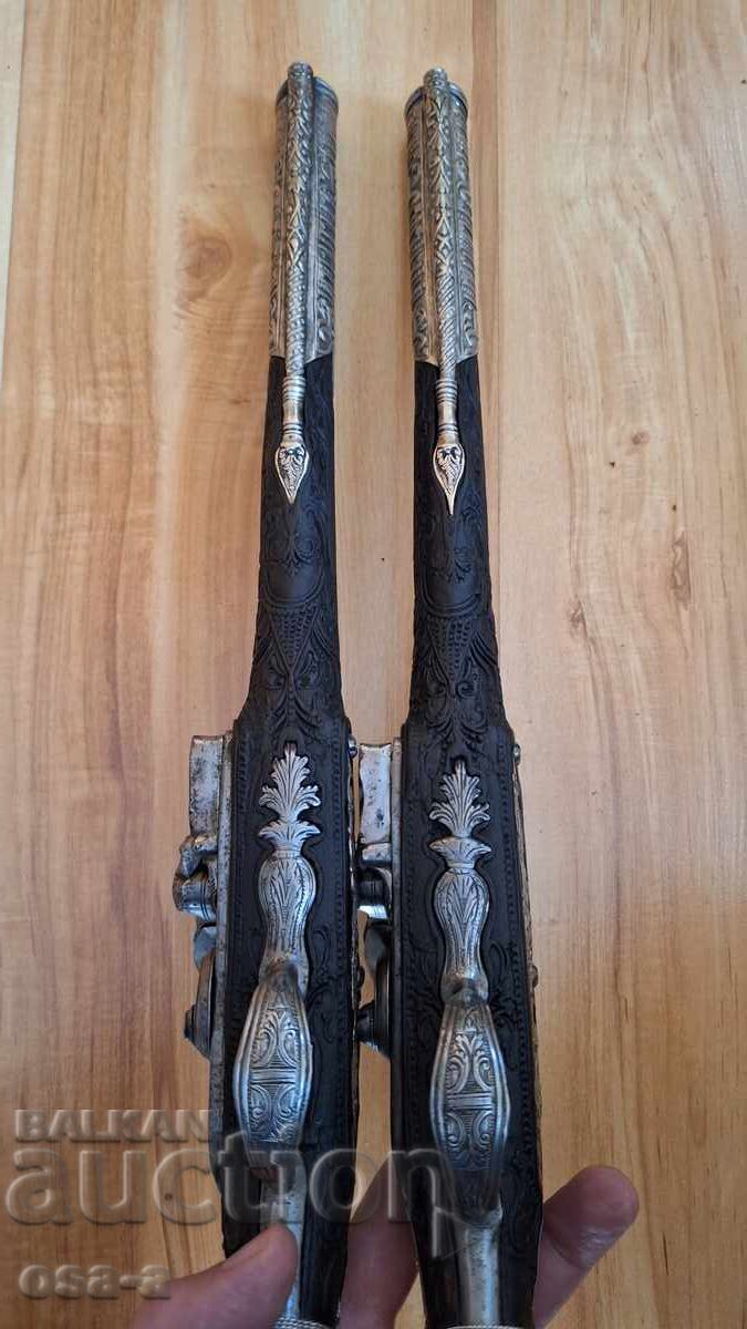 A pair of shotgun revolver pistols - 13