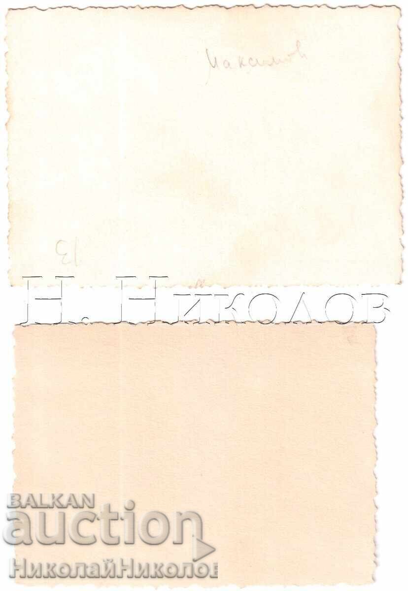 LOT 8x SMALL OLD PHOTOS BULGARIAN MILITARY PILOTS D822 - 6