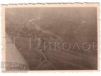 MICĂ POZĂ VECHE CU AVION MILITAR PILOT TOROMANOV D826