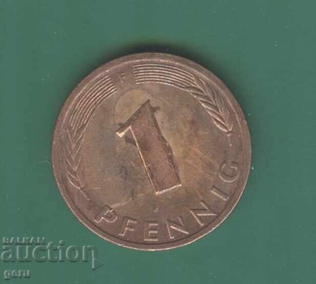 Germania 1 pfennig 1989 jt4