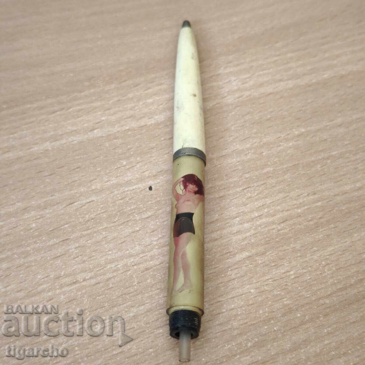 Old pen with eroticism
