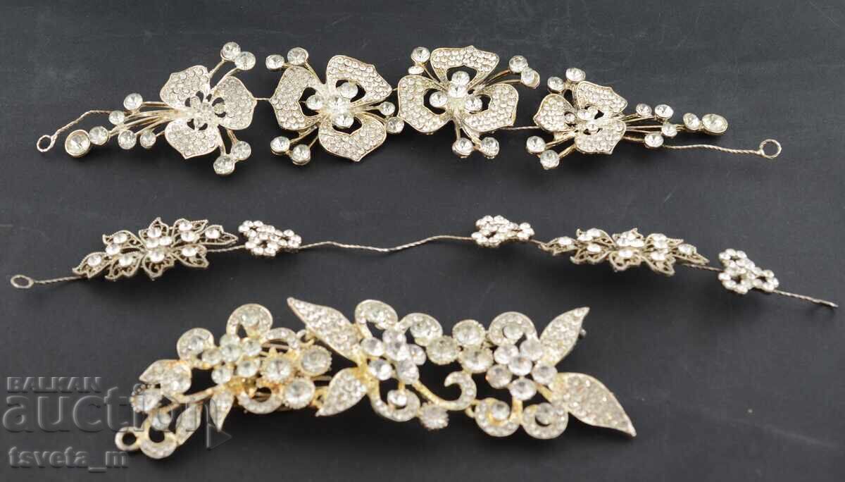 Μασίφ κοσμήματα κεφαλής 3 τεμαχίων με τιμή 6.00 BGN | € 3.07