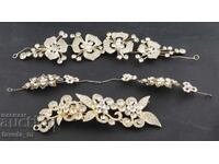 Μασίφ κοσμήματα κεφαλής 3 τεμαχίων