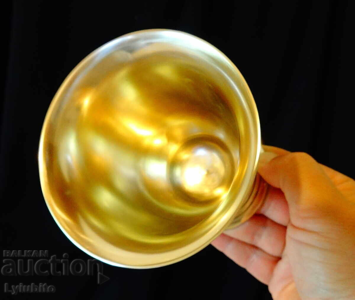 Χάλκινο ποτήρι κρασιού, ποτήρι με τιμή 29.00 BGN | € 14.83