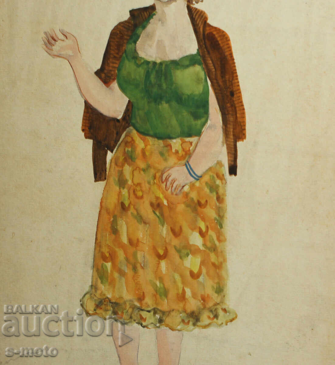 Tablou scenografie Jose Sancha ''Punctul întâi'' 1956 - 5 Tablou scenografie Jose Sancha ''Punctul întâi'' 1956 - 5