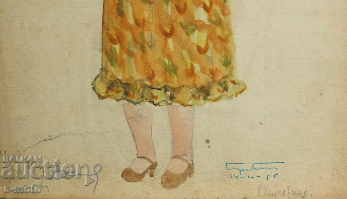 Tablou scenografie Jose Sancha ''Punctul întâi'' 1956 - 6 Tablou scenografie Jose Sancha ''Punctul întâi'' 1956 - 6