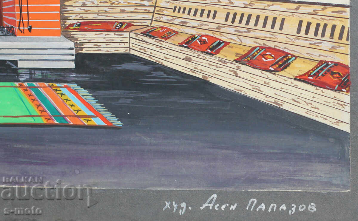 Έργο γκουάς σκηνογραφία εσωτερικού χώρου Ασέν Παπάζοφ - 7