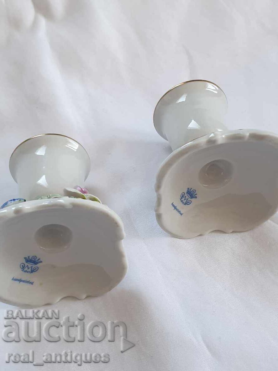 Porcelain Candle Holders - 6