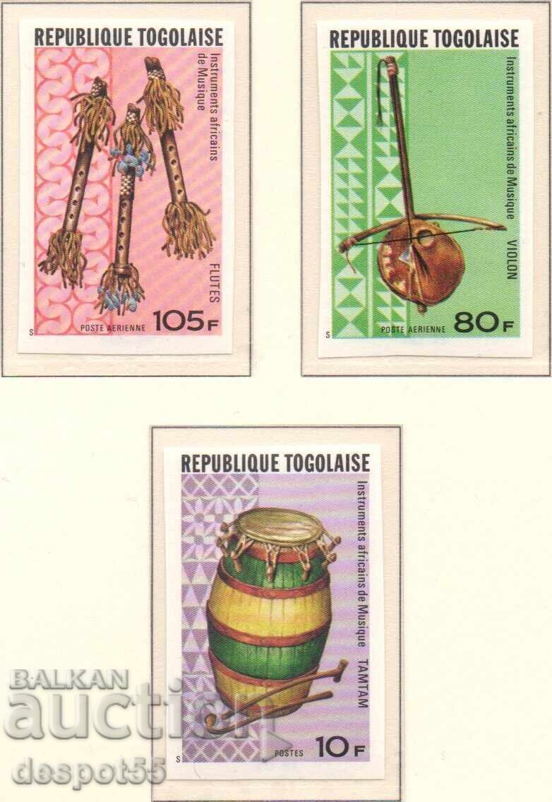 1977. Togo. Musical instruments with price 5.30 BGN | € 2.71 1977. Togo. Musical instruments with price 5.30 BGN | € 2.71
