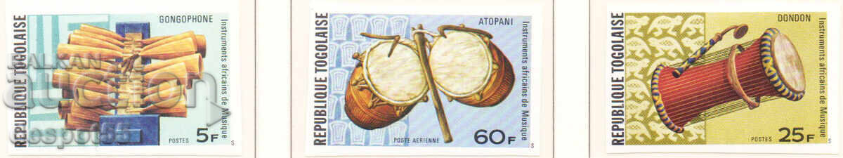 1977. Togo. Musical instruments 1977. Togo. Musical instruments