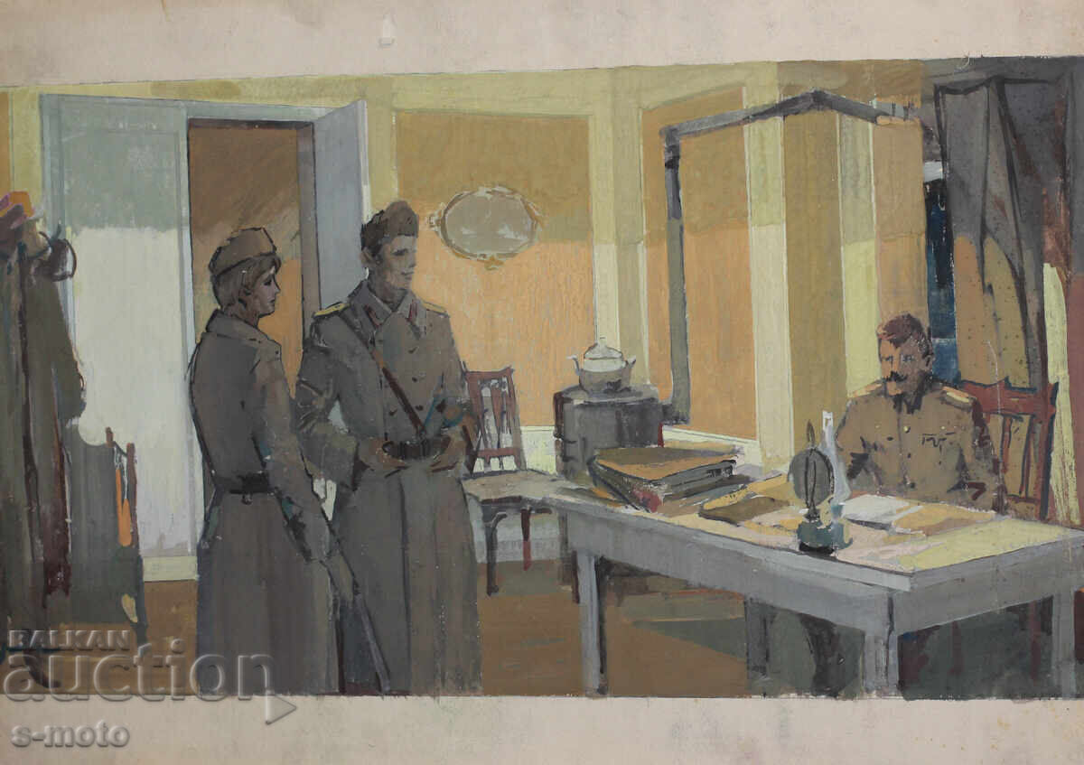 Livrarea Pictură veche cu guașă