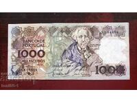 Portugalia 1000 escudos 1987 UNC