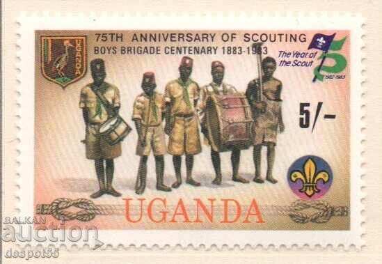1983. Uganda. 100 de ani de la Brigada de Cercetași pentru Băieți 1983. Uganda. 100 de ani de la Brigada de Cercetași pentru Băieți