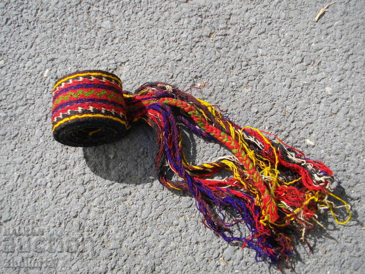 Old Fabric Belt for Traditional Costume - 6 Old Fabric Belt for Traditional Costume - 6