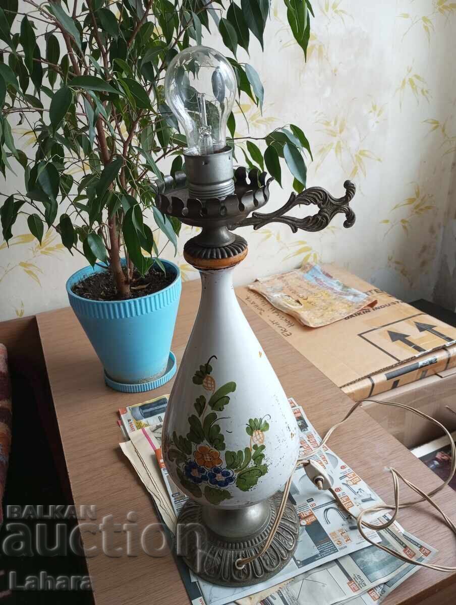 Night, table lamp, porcelain