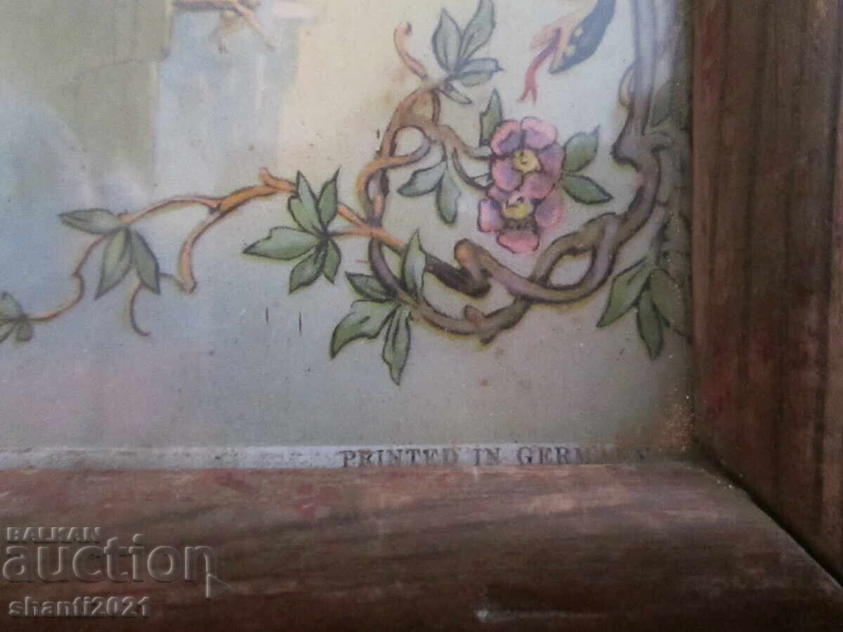 Πολύ παλιά λιθογραφία - ο δρόμος προς τον παράδεισο και την κόλαση - Γερμανία - 7