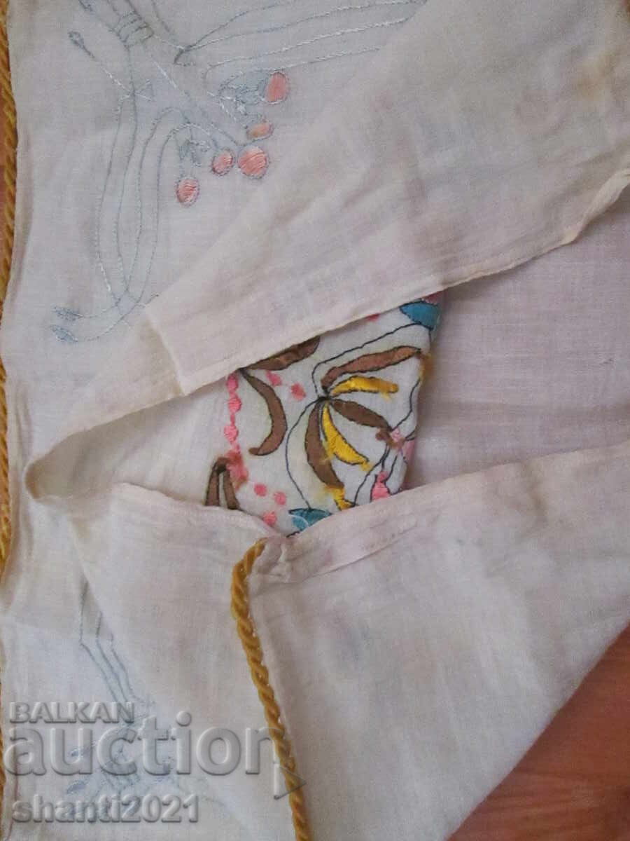 Παράδοση Μαξιλαροθήκες Art Deco, χειροποίητες κεντημένες - 2 τμχ