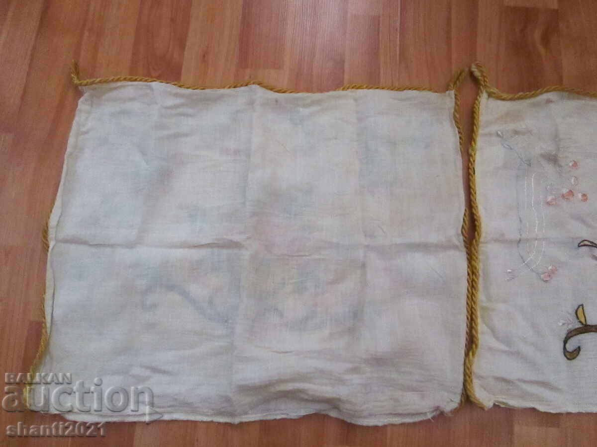Μαξιλαροθήκες Art Deco, χειροποίητες κεντημένες - 2 τμχ - 7