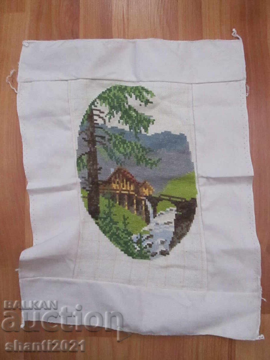 Goblen cusut manual - 23x15cm cu preț 35.00 BGN | € 17.90