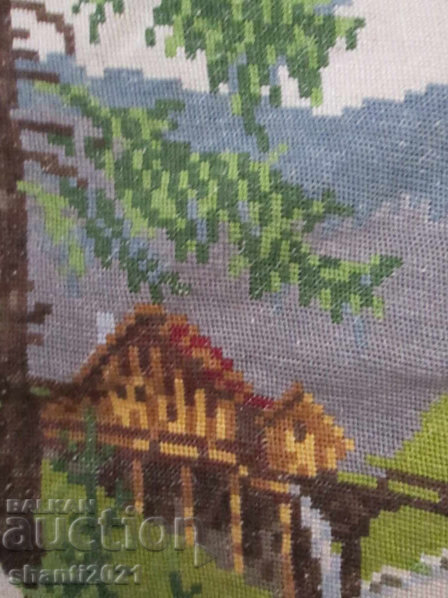 Livrarea Goblen cusut manual - 23x15cm