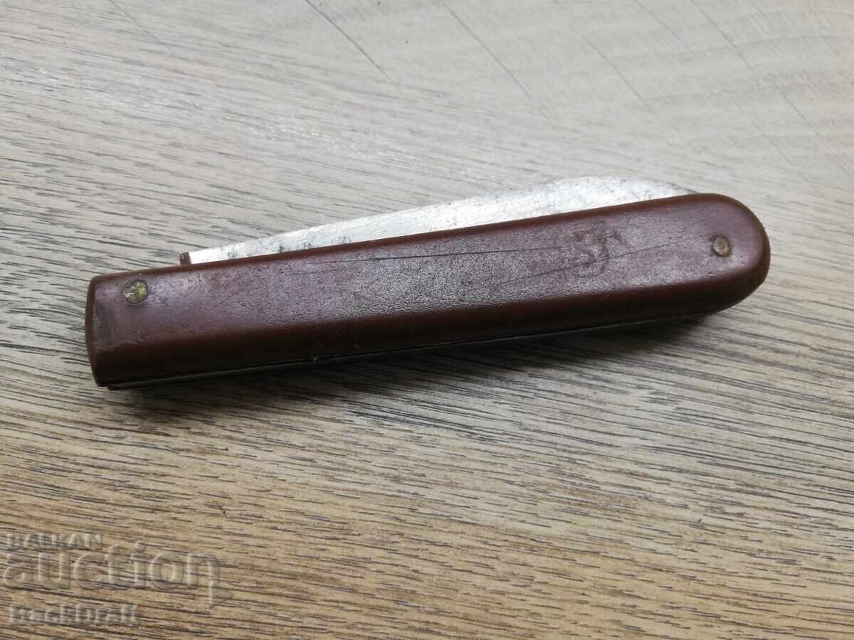 Old Soviet folding pocket knife, knife "Hammer and Sickle" V. Tarnovo - 6