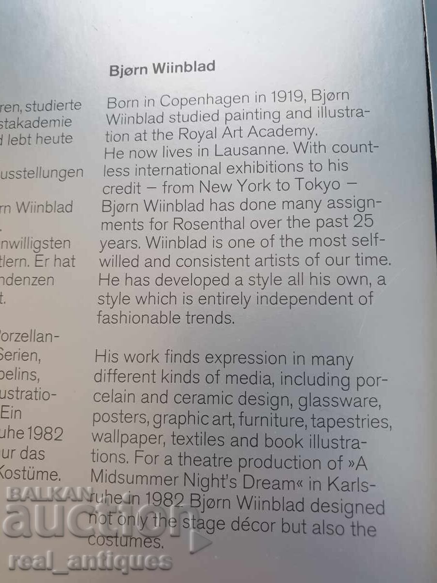 Livrarea Farfurie de porțelan Rosenthal - Rosenthal