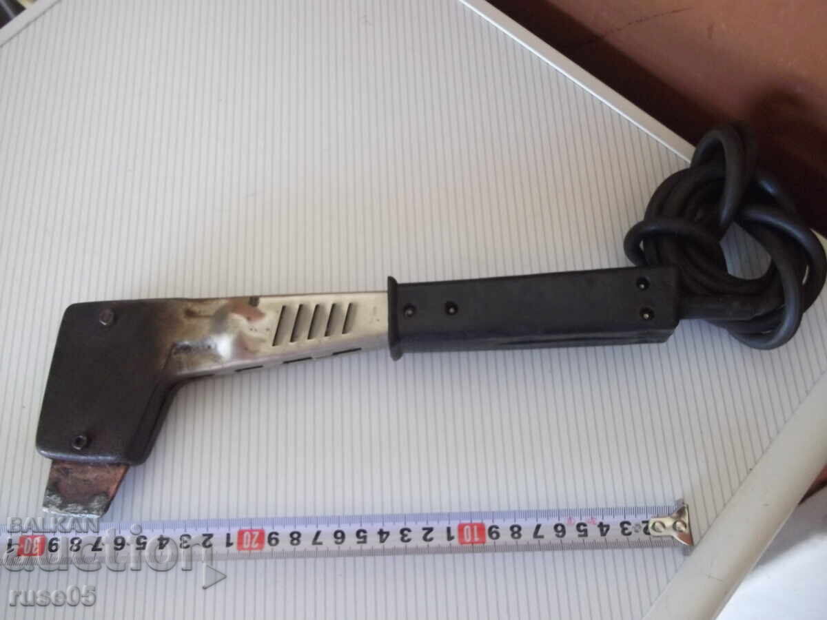 Soldering iron "74207 - 250 W" from the USSR, working