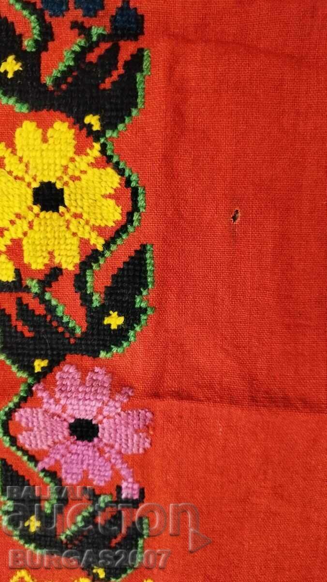 Auction Old woven, embroidered apron - 3 Auction Old woven, embroidered apron - 3