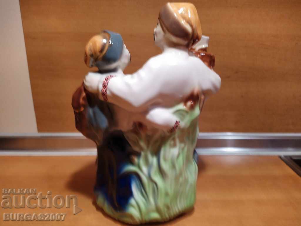 Old porcelain figure, bottle, Cossacks - 6 Old porcelain figure, bottle, Cossacks - 6