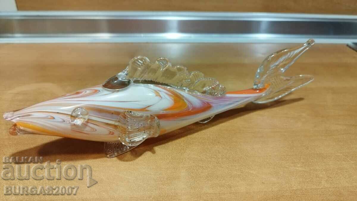 Old glass fish, murano with price 30.00 BGN | € 15.34 Old glass fish, murano with price 30.00 BGN | € 15.34