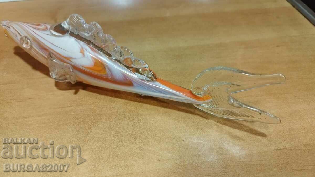 Delivery of Old glass fish, murano Delivery of Old glass fish, murano