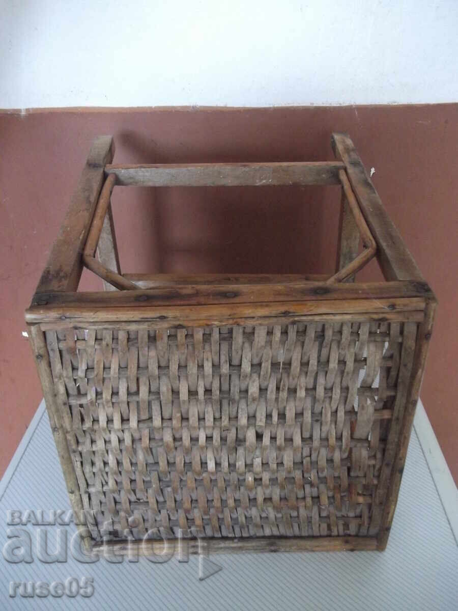 Τραπέζι ξύλινο πλεχτό παλιό - 5