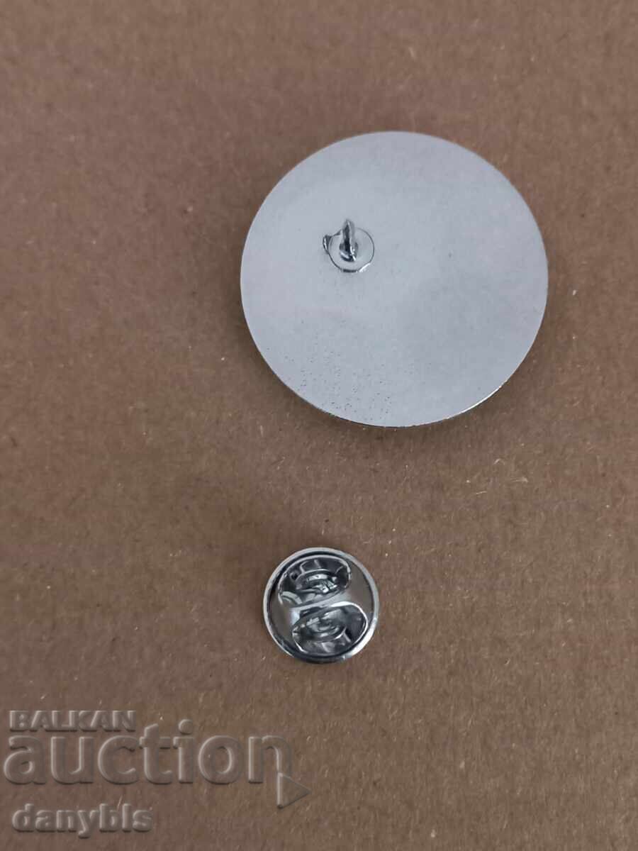 Football badge - Ludogorets - Slavia Prague 2024/25 with price 10.00 BGN | € 5.11