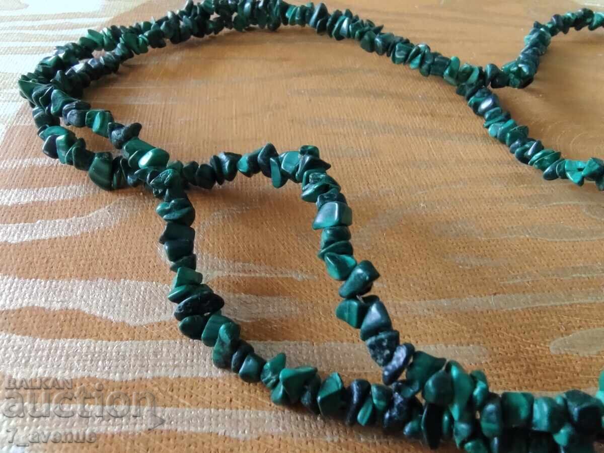Necklace, splendor and beauty, Malachite natural stones 1.05..25 with price 49.00 BGN | € 25.05 Necklace, splendor and beauty, Malachite natural stones 1.05..25 with price 49.00 BGN | € 25.05