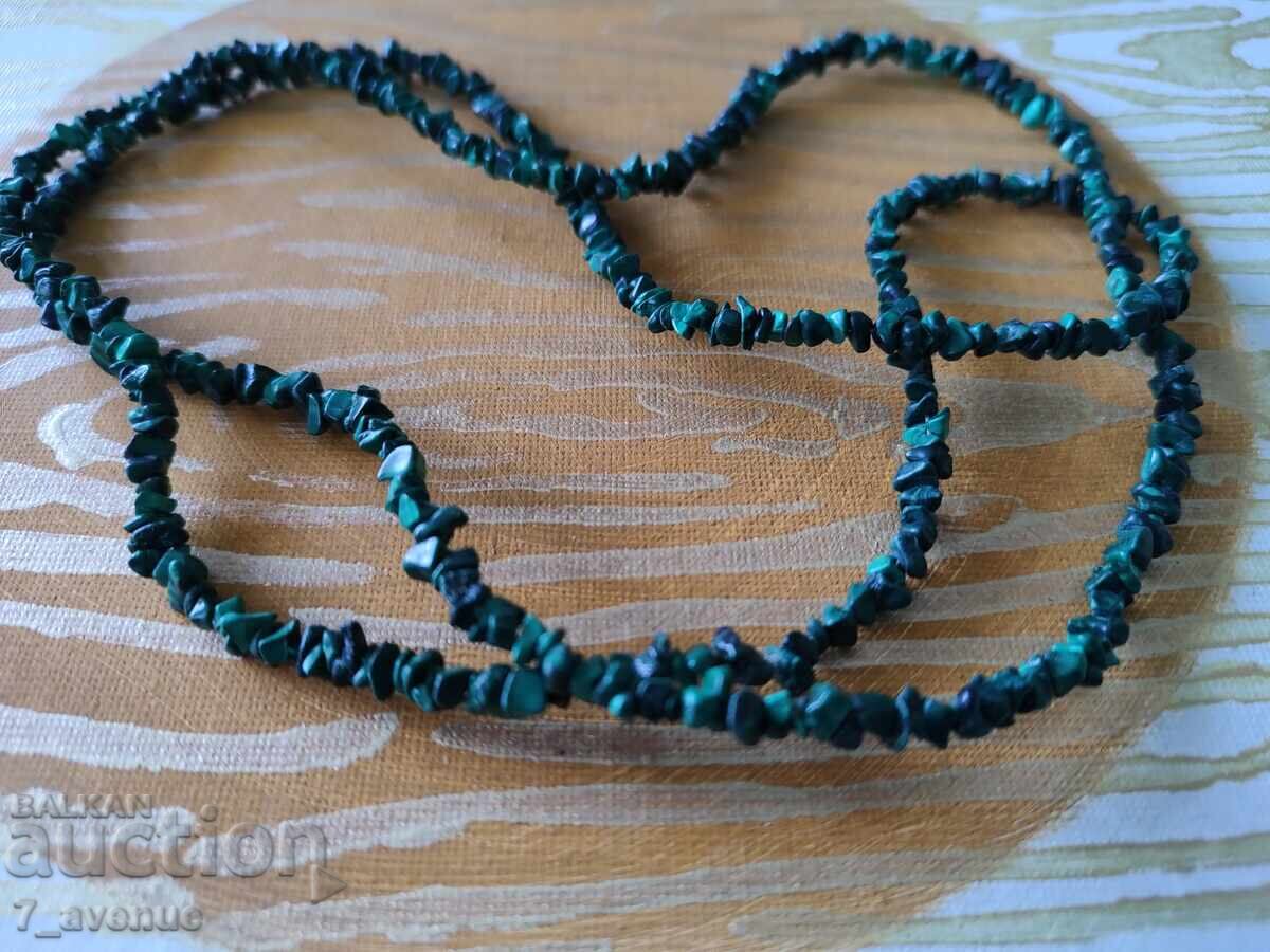 Necklace, splendor and beauty, Malachite natural stones 1.05..25 Necklace, splendor and beauty, Malachite natural stones 1.05..25