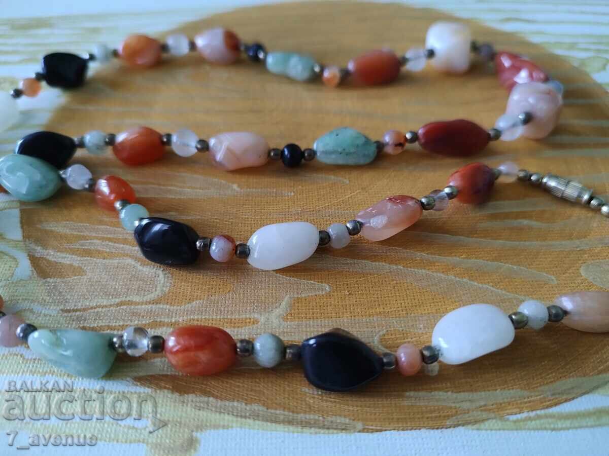 Necklace, splendor and beauty, natural stones 1.05..25