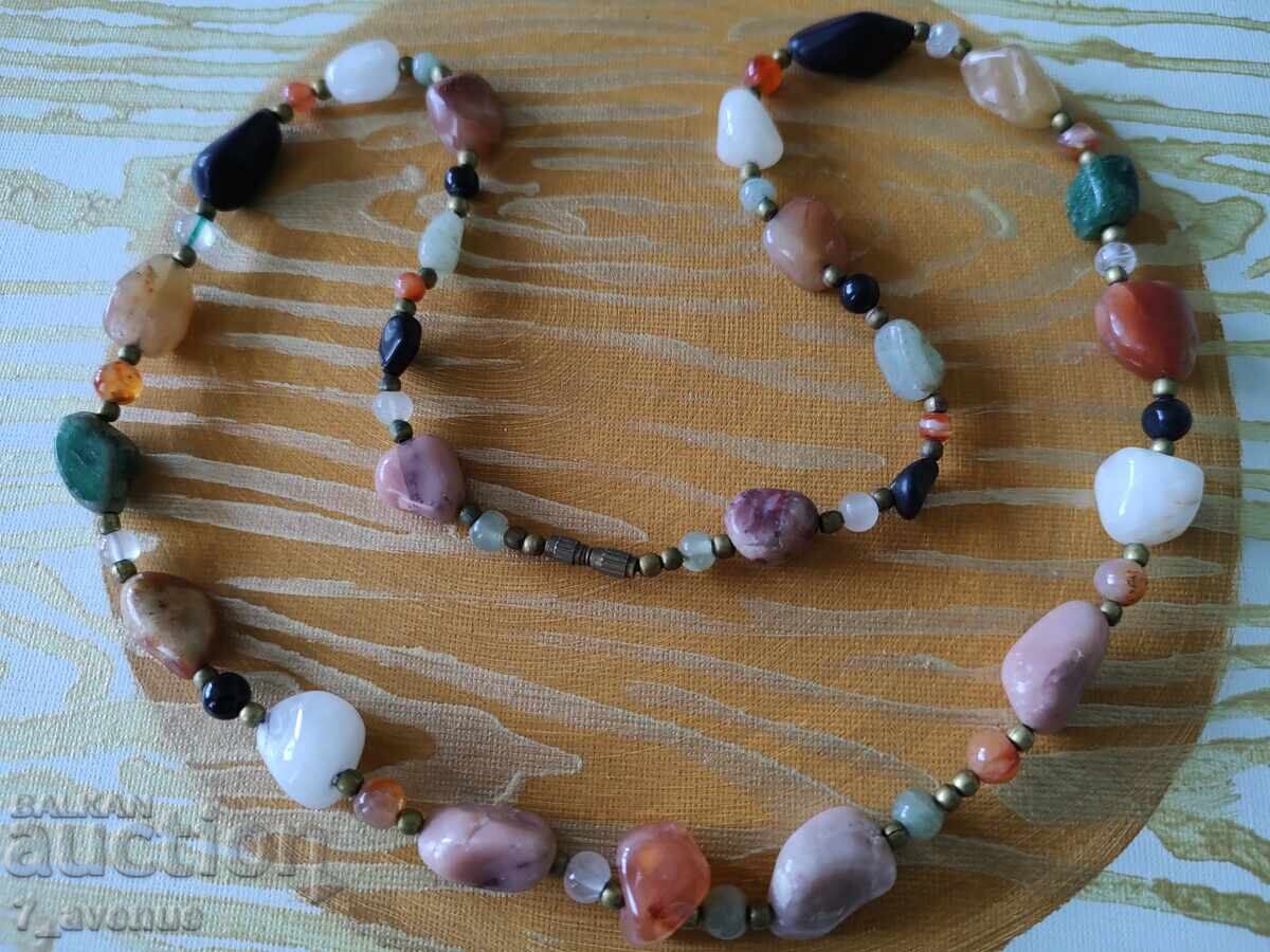 Necklace, splendor and beauty, natural stones 1.05..25