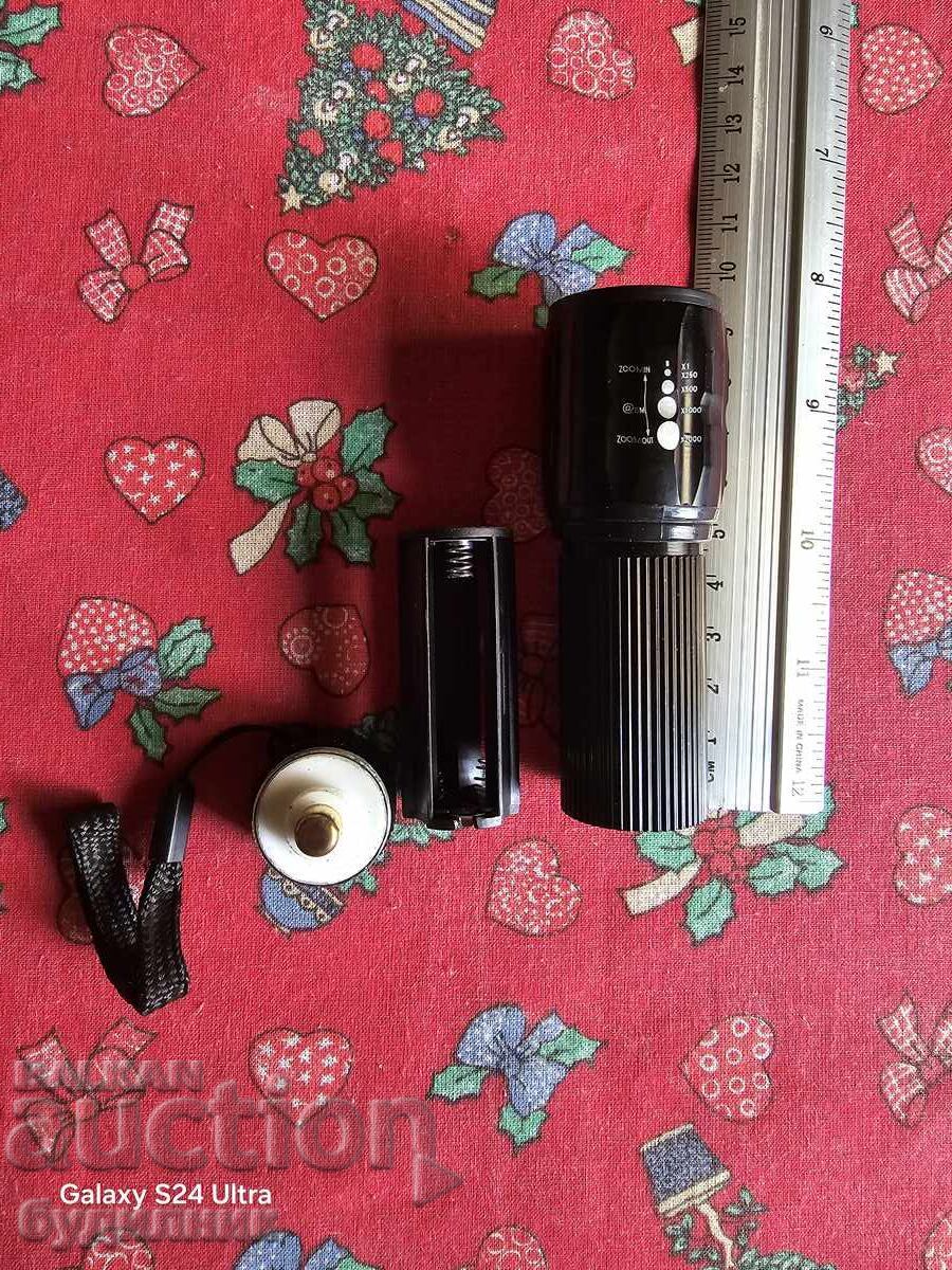 Brand new flashlight BZC. I'm listing over 100 auctions. Take a look with price 6.99 BGN | € 3.57