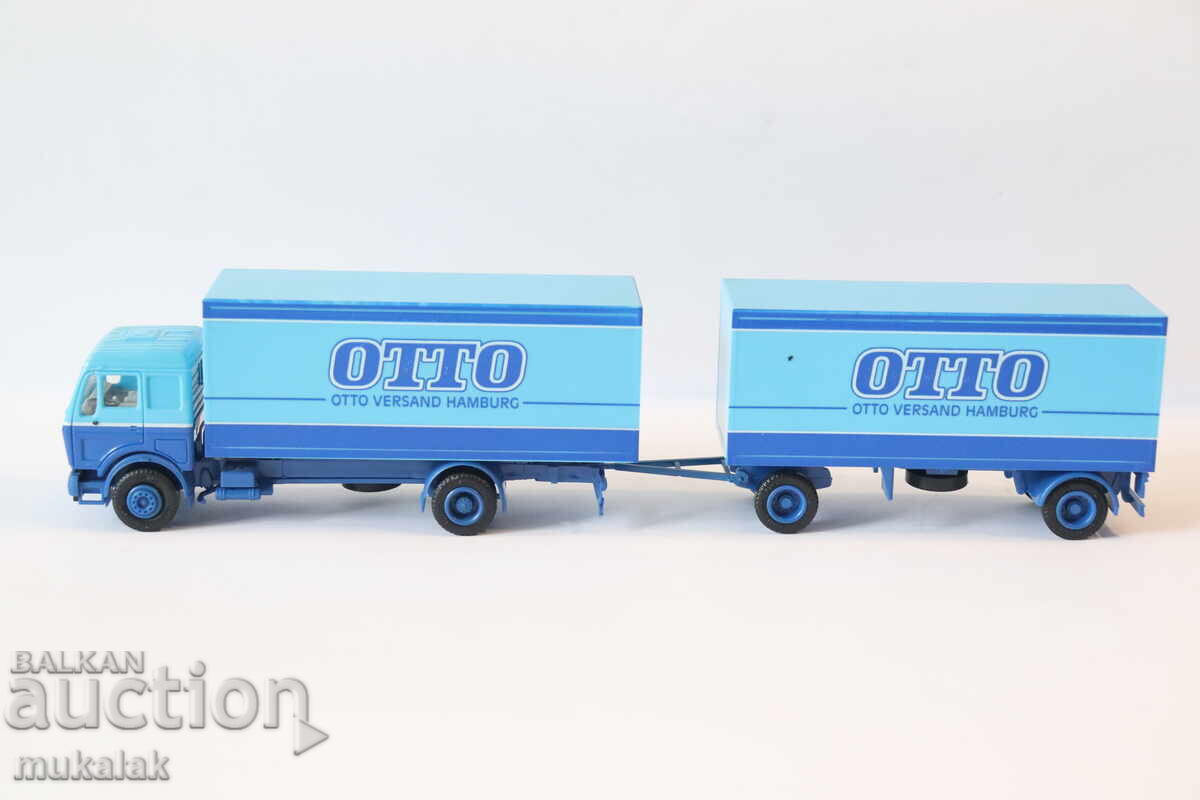 HERPA  1:87 H0 MERCEDES BENZ    КАМИОН TIR  МОДЕЛ КОЛИЧКА