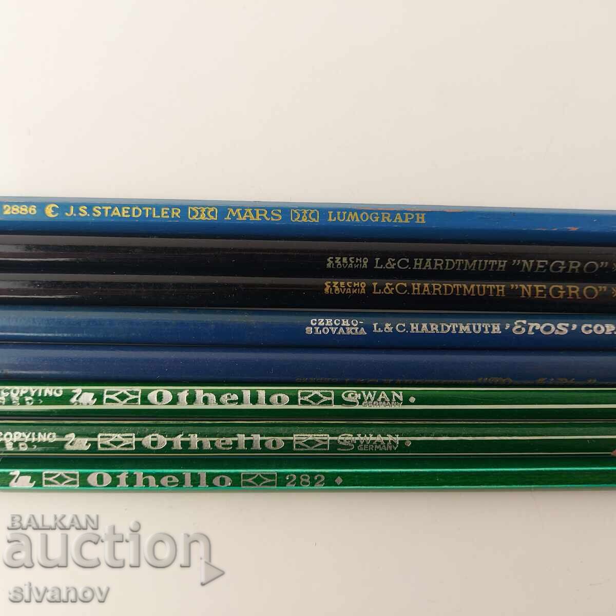 Auction  Lot of 8 pencils Czech Republic Germany #5843