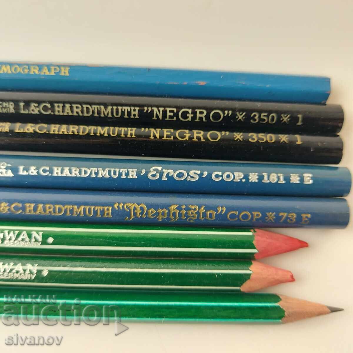 Delivery of Lot of 8 pencils Czech Republic Germany #5843