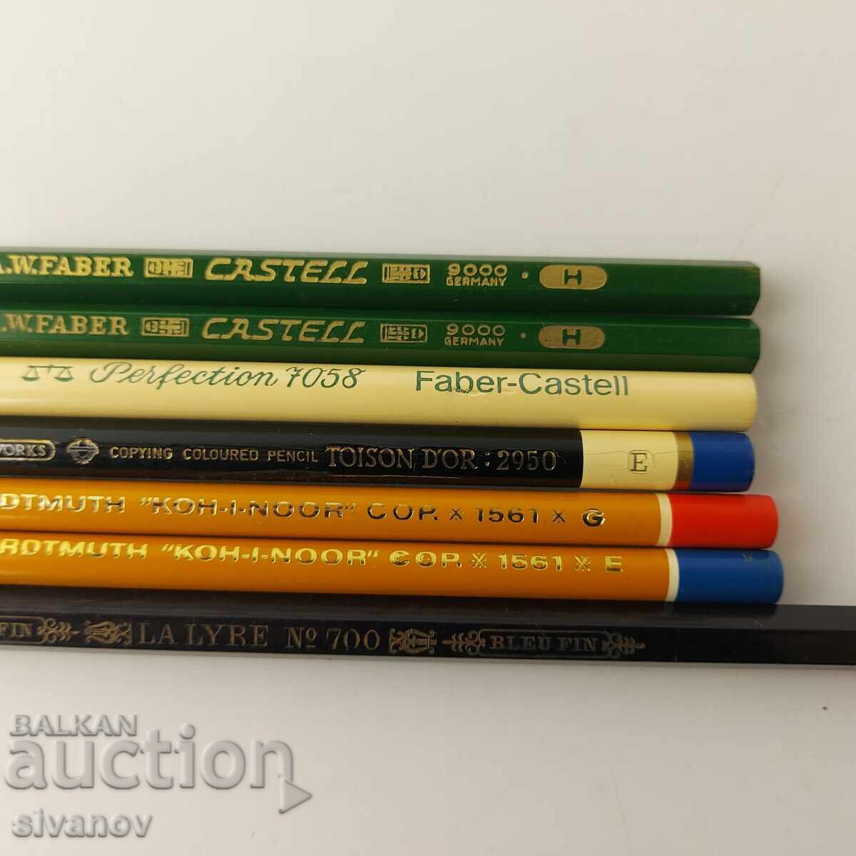 Delivery of Lot of 8 pencils Czech Republic Germany #5844