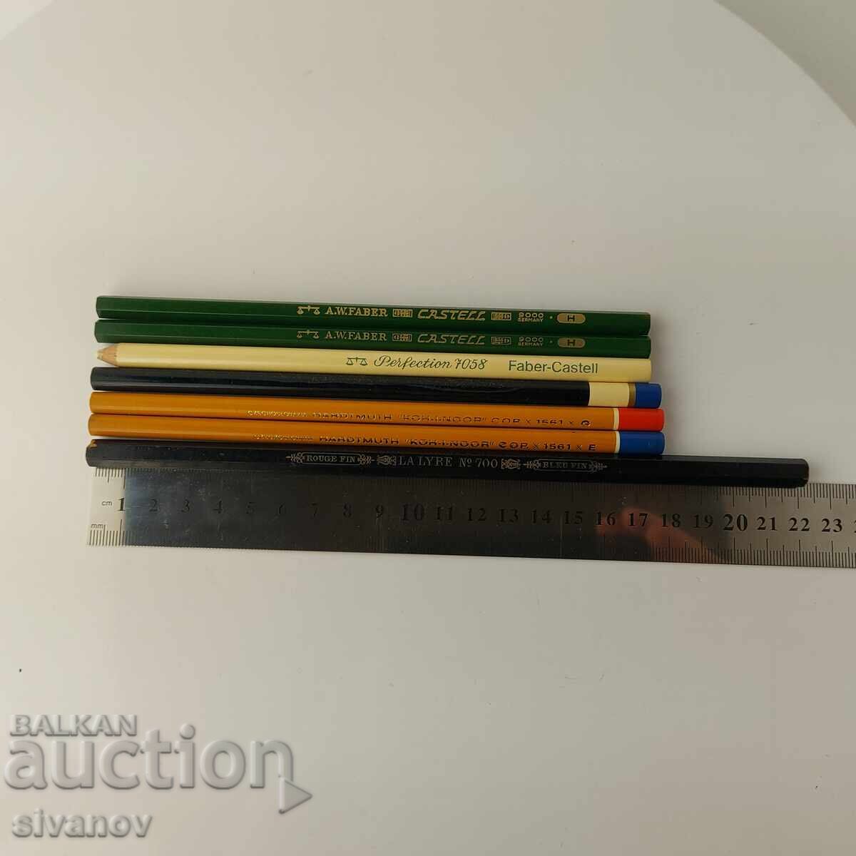 Lot of 8 pencils Czech Republic Germany #5844 - 7