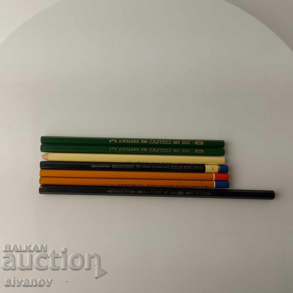 Lot of 8 pencils Czech Republic Germany #5844