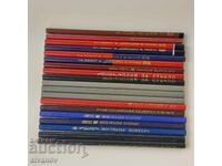 Lot de 19 creioane bulgare diferite tipuri #5845