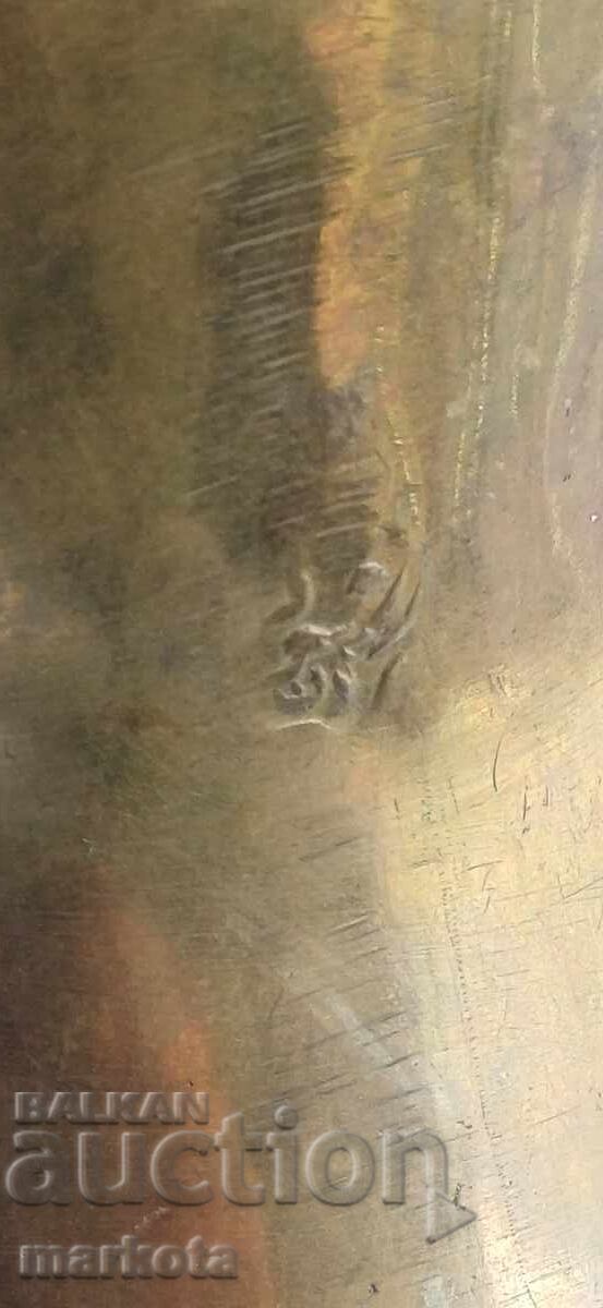 Доставка на Османски чайник кафеник кана съд с тугри ибрик