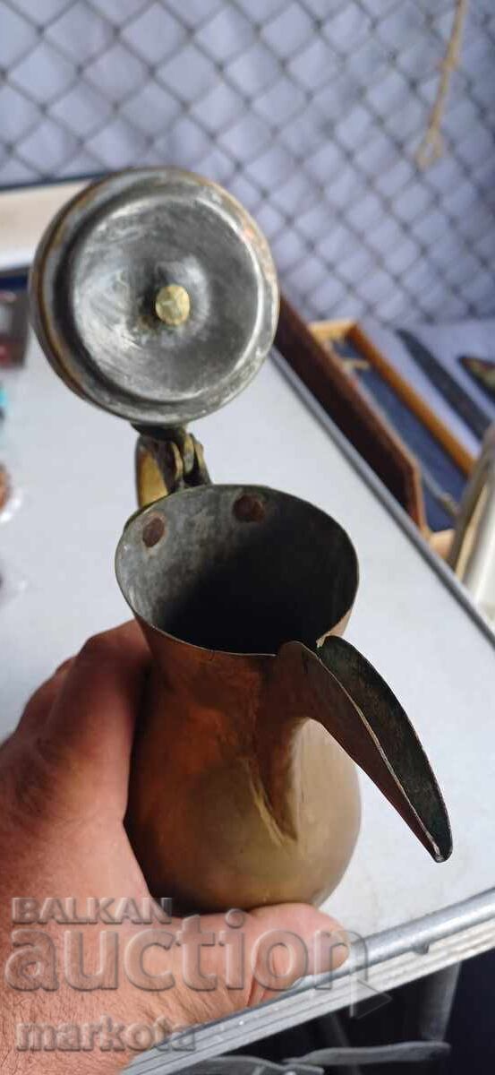 Ottoman Teapot Coffee Pot Pitcher Vessel with Tughras Ibrik - 5 Ottoman Teapot Coffee Pot Pitcher Vessel with Tughras Ibrik - 5